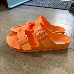 Birkenstock Arizona Essentials EVA size 7 Papaya